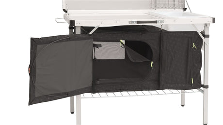 Outwell Drayton Kitchen Table  Door Open