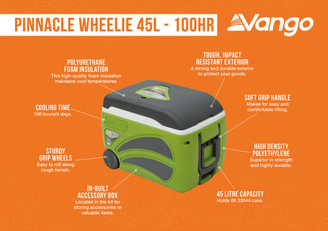Vango Pinnacle Wheelie 45L
