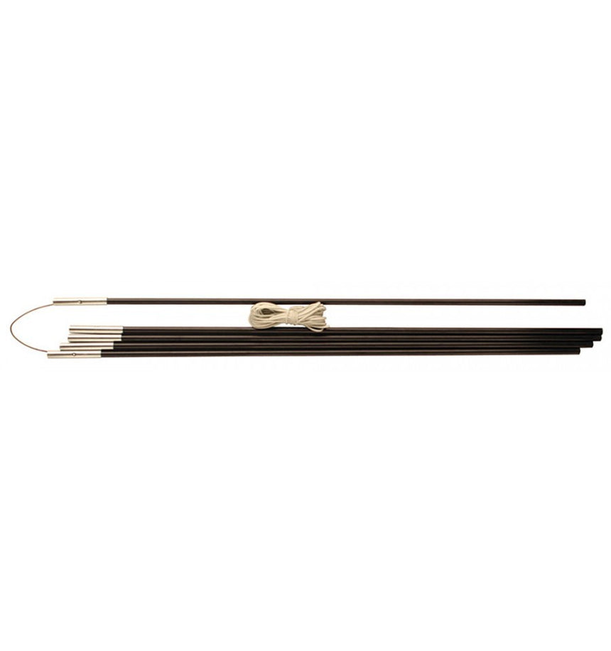 11mm Black Fibreglass Pole Set
