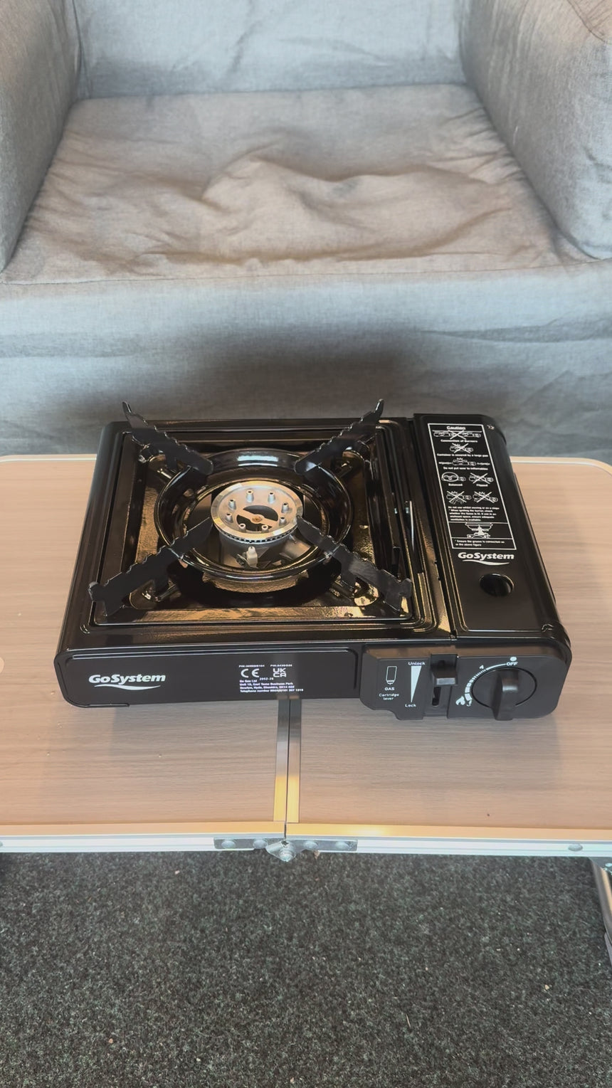 Go System Dynasty Compact II Single Burner Gas Stove