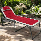 Quest Elite Bordeaux Pro Lounge Bed With Side Table