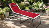 Quest Elite Bordeaux Pro Lounge Bed With Side Table
