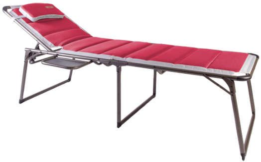 Quest Elite Bordeaux Pro Lounge Bed With Side Table