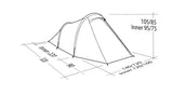 Robens Route Arch 2 Tent Measurements