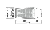 Robens Route Arch 2 Tent Floor Plan