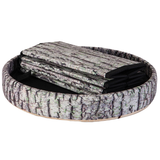 Log design folding seat and storage Folded