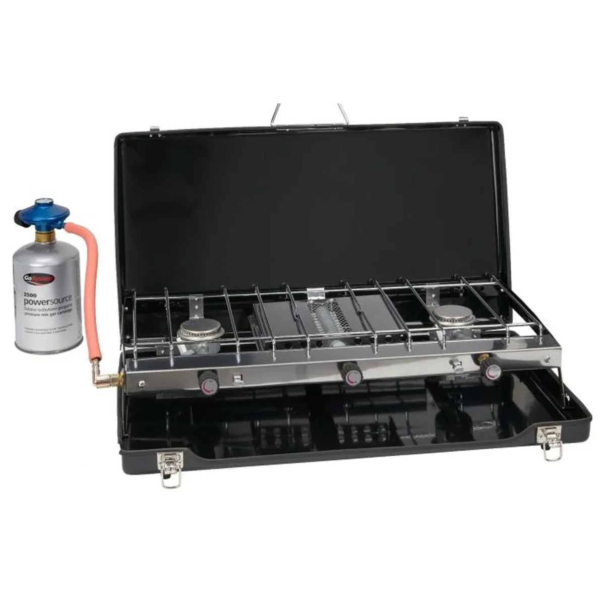 Gosystem Cooker Go System Camping Outdoors Dynasty Trio Stove Double Hob & Grill ...