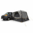 Vango Roca Air Low inflatable drive away awning attached to a campervan