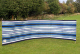 7 Pole Navy/Burgundy Contemporary Stripe