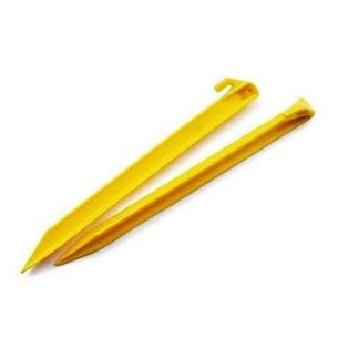 Yellow Plastic Power Peg Pack of 10 | Pegs, Mallets & Guys 