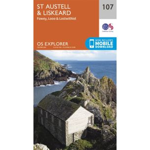 St Austell & Liskeard OS Explorer Map 107 | Ordnance Survey