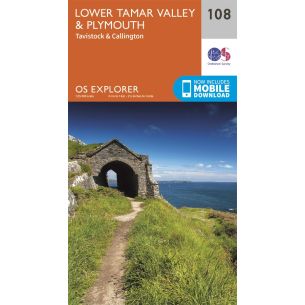 Lower Tamar Valley & Plymouth Explorer Map 108 | Ordnance Survey Maps