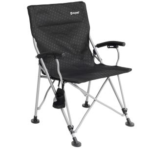 Outwell Campo XL Black Chair | Chairs with Drink Holder
