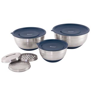 Outwell Chef Bowl Set with Lids & Graters | Plates & Bowls