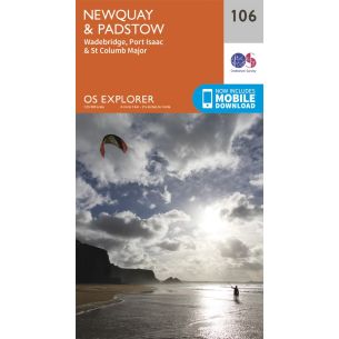Newquay & Padstow OS Explorer Map 106 | Ordnance Survey Maps
