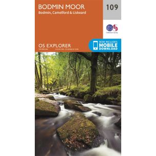 Bodmin Moor Explorer Map 109 Front | Ordnance Survey Maps
