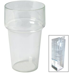 Bo-Camp 300ml Beer glass Pack of 4 | Cups & Glasses