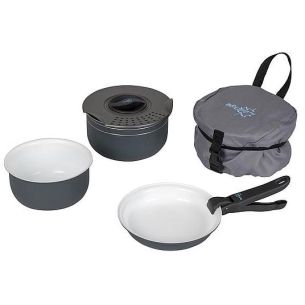 Bo-Camp 5 Piece Cookware Set | Non-Stick Camping Cook Sets