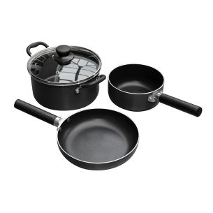 3 Piece Induction Pan Set pot, pan, frying pan | Cook Sets