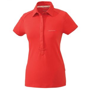 Craghoppers Womens Nosilife Gabriela Polo Shirt - Red
 | Womens Clothing