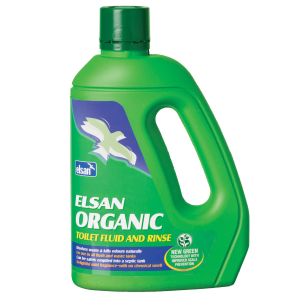 Elsan Organic 2 ltr Waste & Rinse Fluid | Toilet Flush Water Tank