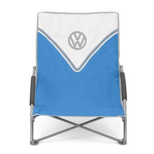 Volkswagen Blue Campervan Folding Low Camping Chair | Furniture