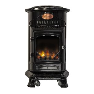 Provence 3kw Portable Gas Heater in Gloss Black | Indoor Heaters