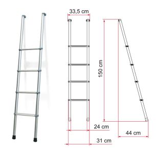 Fiamma Ladder Deluxe 4B | Ladders