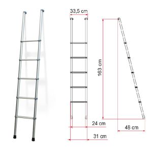 Fiamma Ladder Deluxe 5B | Ladders