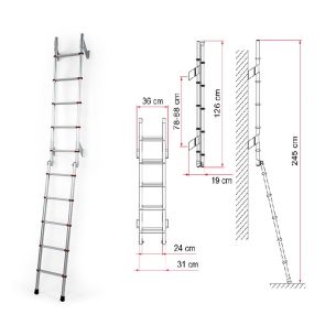 Fiamma Ladder Deluxe 5D | Ladders