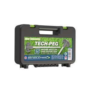 Outdoor Revolution Eco Warrior Tech Peg (Case of 15) | Camping Accessories