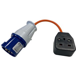 Outdoor Revolution UK Mains Adaptor 13 Amp Socket to Caravan Mains Plug | Adaptors & Converters