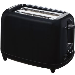 Quest Low Wattage 2 Slice Black Toaster  | Griddles & Toasters