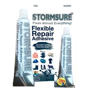 Stormsure Flexible Repair Khaki Adhesive 15g  | Stormsure