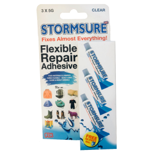 Stormsure Flexible Repair Clear Adhesive 5g x 3 | Stormsure