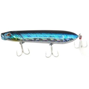 WSB Tackle Splasher Popper 18g Blue/Silver Lure | Terminal Tackle