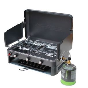 Outdoor Revolution Twin Burner Gas Stove & Grill | Stoves with Grills