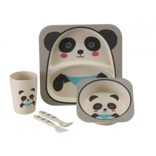 Vango Bamboo Panda Kids Set  | Camping Tableware 