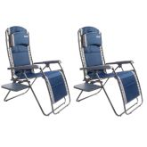 Pair of Blue Quest Ragley Pro Relaxer Chairs