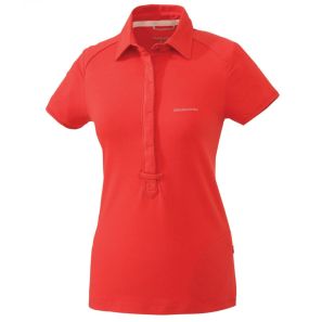 Craghoppers Womens Nosilife Gabriela Polo Shirt - Red | General Outdoor | General Outdoor