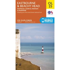 Eastbourne & Beachy Head Explorer Leisure Map 25 Front