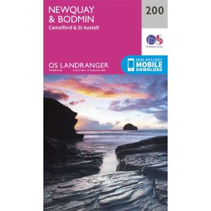 Newquay & Bodmin OS Landranger Map 200