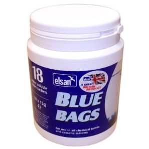 Elsan Blue Bags - Pot of 18 (15g sachets)