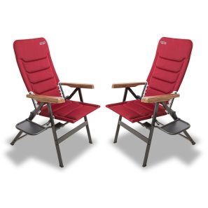 Pair of Quest Elite Bordeaux Pro Comfort Chairs | Chairs wth Side Tables | Chairs wth Side Tables