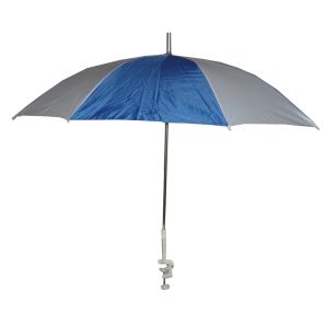 Sunncamp Clamp-on Parasol with UPF Blue | Garden Accessories | Garden Accessories