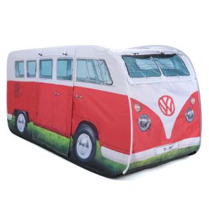 VW Campervan Kids Red Pop Up Tent | Play Tents | Play Tents