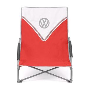 Volkswagen Red Campervan Folding Low Camping Chair