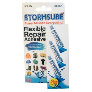 Stormsure Flexible Repair Clear Adhesive 5g x 3 | Repairs | Repairs