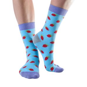 Doris & Dude Ladies Socks - Strawberries | Womens Clothing | Womens Clothing