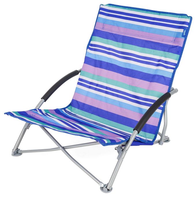 Yello Low Beach Chair Stripe Blue